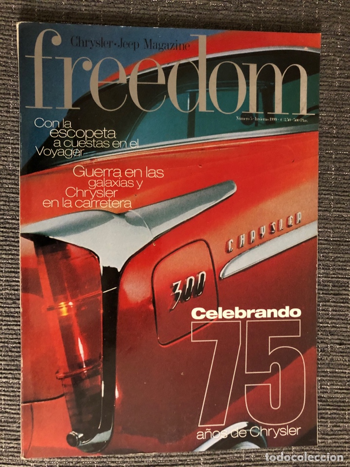 Coches: REVISTA AUTOMOVILISMO FREEDOM CHRYSLER JEEP MAGAZINE. 75 ANIVERSARIO.