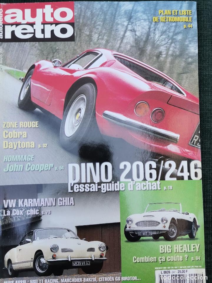 Coches: 2001 REVISTA AUTO RETRO - COBRA DAYTONA - FERRARI DINO 206 / 246 - VW KARMANN GHIA - BIG HEALEY