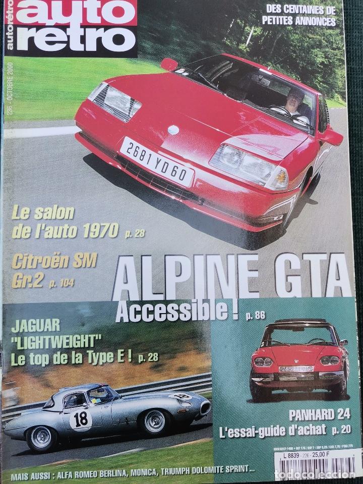 Coches: 2000 REVISTA AUTO RETRO - SALON AUTO 1970 - CITROEN SM GR2 - RENAULT ALPINE GTA - PANHARD 24