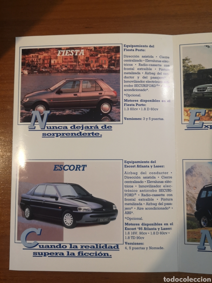 Coches: Folleto 1995 Ford - Foto 4