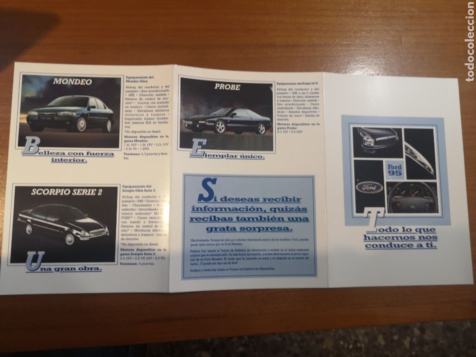 Coches: Folleto 1995 Ford - Foto 7