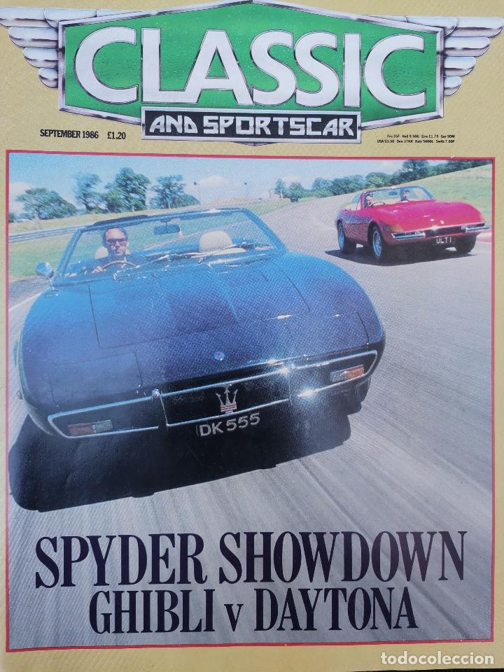 Coches: 1996 REVISTA CLASSIC AND SPORTS CAR - MASERATI GHIBLI VS FERRARI DAYTONA
