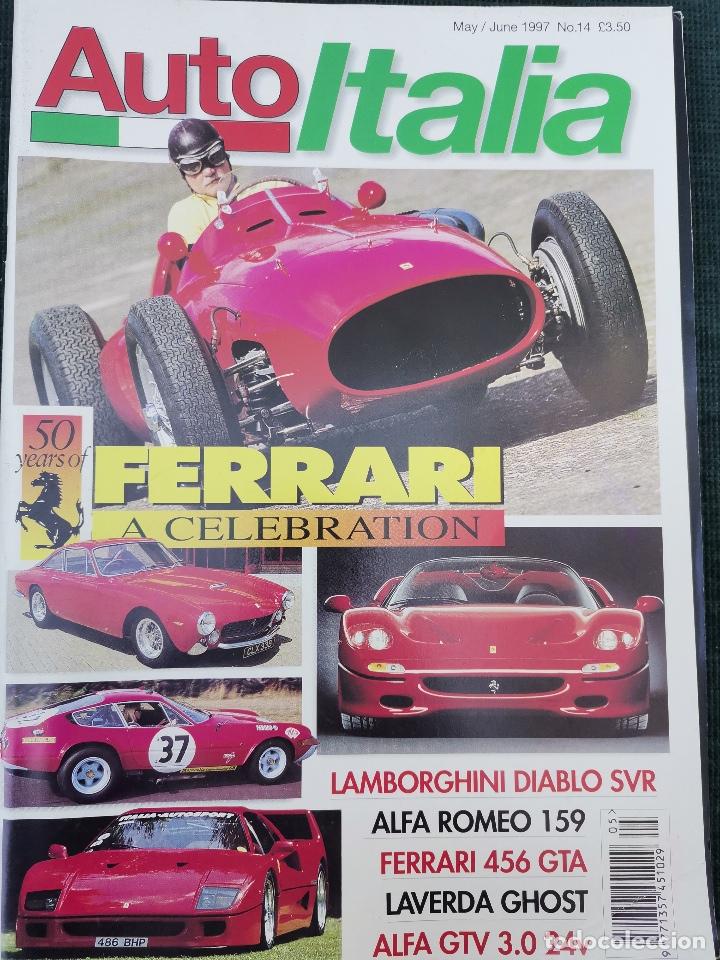 Coches: 1997 REVISTA AUTO ITALIA - LAMBORGHINI DIABLO SVR - ALFA GTV 3.0 24V - LAVERDA GHOST - FERRARI