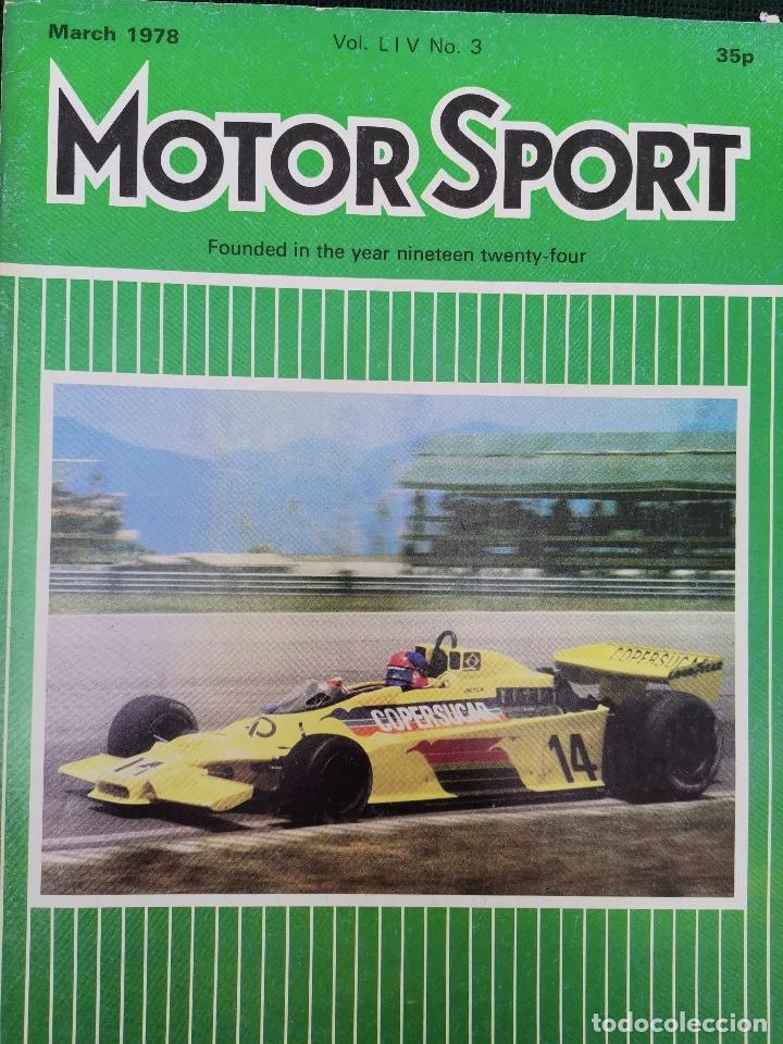 Coches: 1978 REVISTA MOTOR SPORT - ROVER 3500 - RALLYE - FORMULA 1