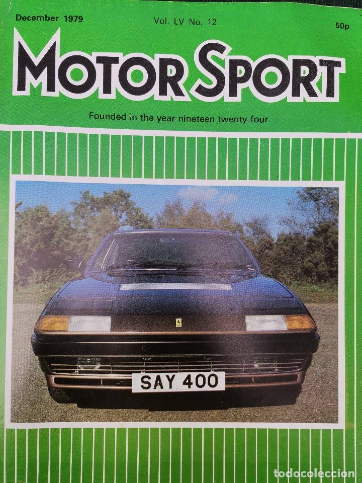 Coches: 1979 REVISTA MOTOR SPORT - ROAD TEST FERRARI 400I AUTOMATIC - FORMULA 1 - RALLYE