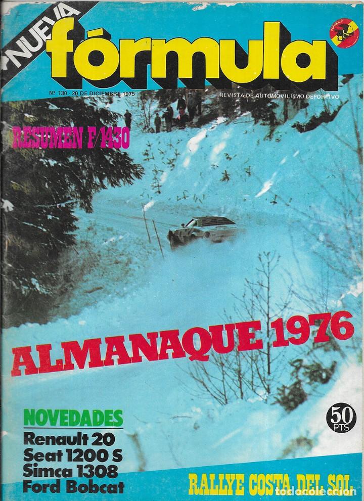 Coches: Nueva F&oacute;rmula n&ordm; 130 Revista de Automovilismo Deportivo. 1975