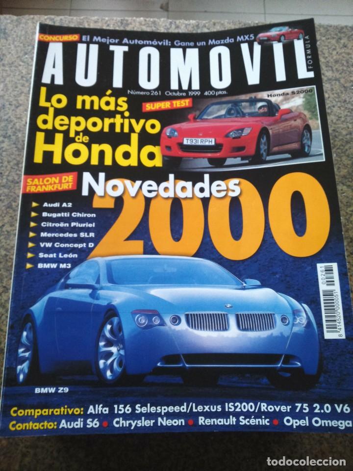 Cars: REVISTA AUTOMOVIL -- N&ordm; 261 -- 1999 -- HONDA S2000 / AUDI A2 / BUGATTI CHIRON / MERCEDES SLR / ETC