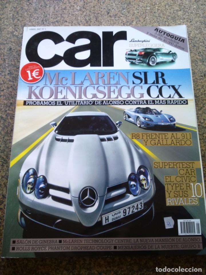 Cars: REVISTA CAR -- N&ordm; 1 -- 2007 -- MCLAREN SLR / KOENIGSEGG CCX --