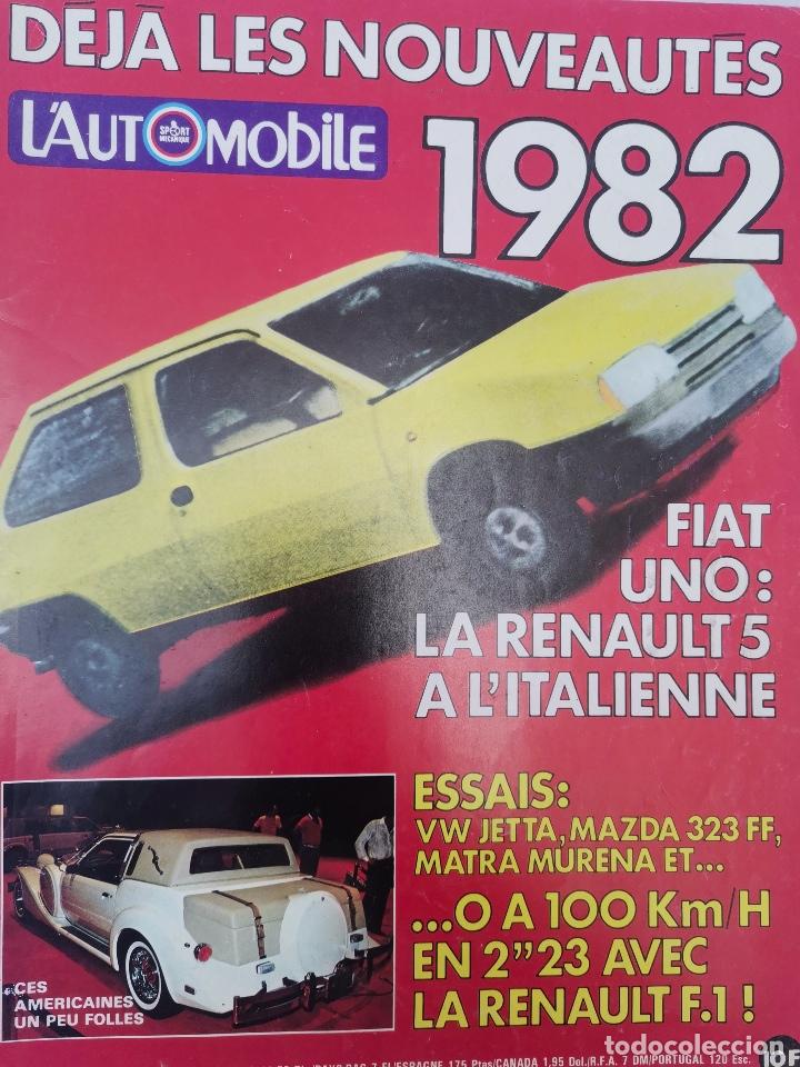 Coches: 1982 REVISTA L`AUTOMOBILE - FIAT UNO - RENAULT 5 - MATRA MURENA