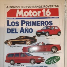 Coches: REVISTA MOTOR 16 N°488. Lote 322506833