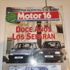 Coches: REVISTA MOTOR 16 N°481. Lote 322508238