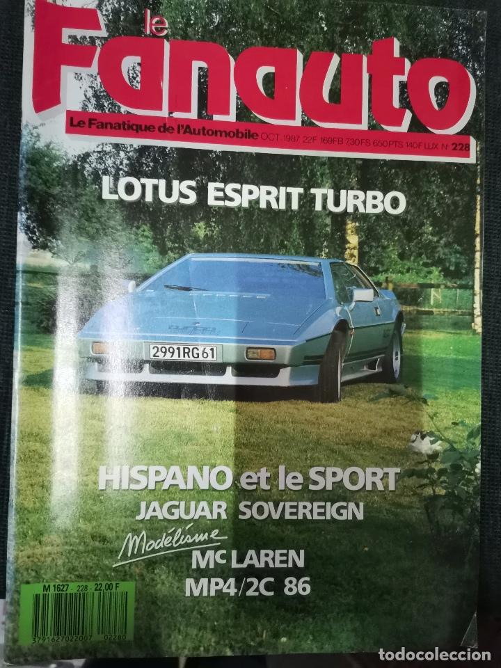 Coches: 1987 REVISTA FANAUTO - LOTUS ESPRIT TURBO - JAGUAR SOVEREIGN