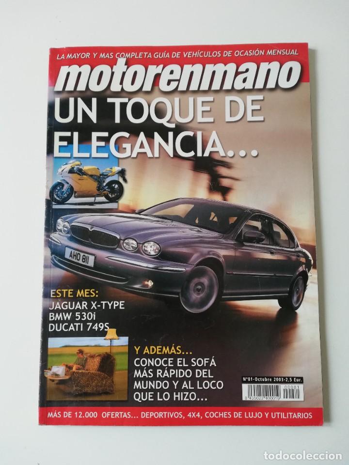 Cars: REVISTA MOTORENMANO OCTUBRE 2003 N&ordm; 81