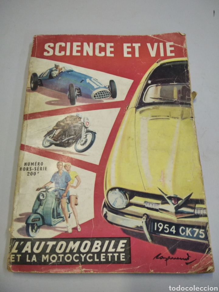 Auto: Science et Vie 1954 L' automobile et la motociclette