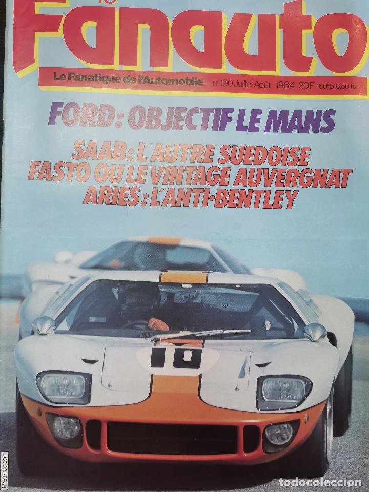 Coches: 1984 REVISTA LE FANAUTO - FORD LE MANS - SAAB - THE VINCENT - HRD