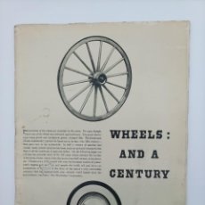 Coches: WHEELS AND CENTURY. Lote 336276153