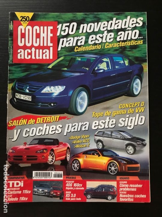 Coches: COCHE ACTUAL N&ordm; 666 - PEUGEOT 406 2.2 MITSUBISHI CARISMA DID SEAT TOLEDO TDI BMW X5 3.0i
