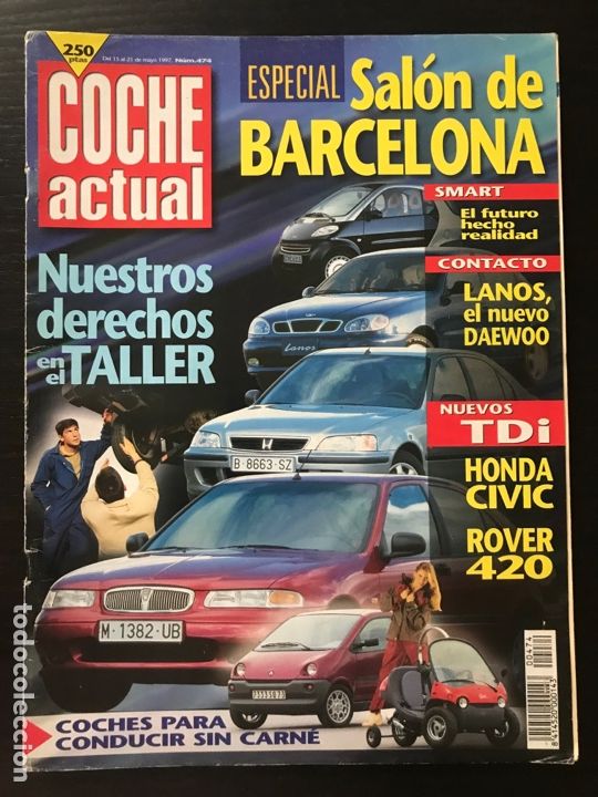 Coches: COCHE ACTUAL N&ordm; 474 - HONDA CIVIC TD ROVER 420 D KIA PRIDE CHRYSLER STRATUS V6 SALON BARCELONA