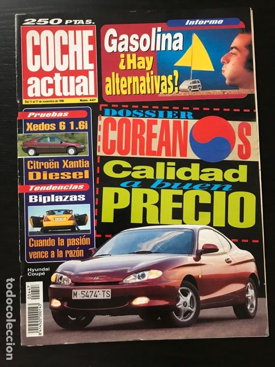 Coches: COCHE ACTUAL N&ordm; 447 - HYUNDAI SONATA GLX KIA CLARUS CLX CITROEN XANTIA1.9 D XEDOS 6