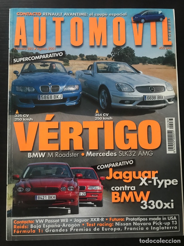 Coches: AUTOMOVIL N&ordm;. 283 - BMW M ROADSTER - MERCEDES SLK 32 AMG - JAGUAR X-TYPE - BMW 330 XI