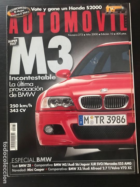 Coches: AUTOMOVIL N&ordm; 273 - BMW M3 - Z8 - M5 - X5 / AUDI S6 / MERCEDES E 55 AMG / JAGUAR XJR / MINI COOPER