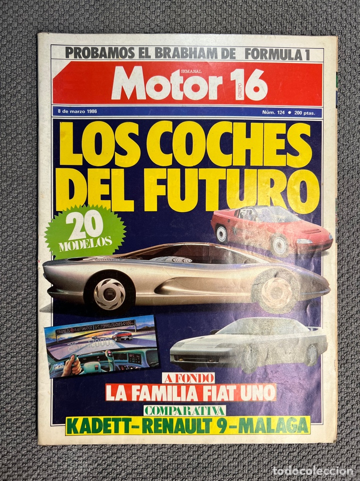 Coches: MOTOR 16, No.124, 8 de Marzo de 1986