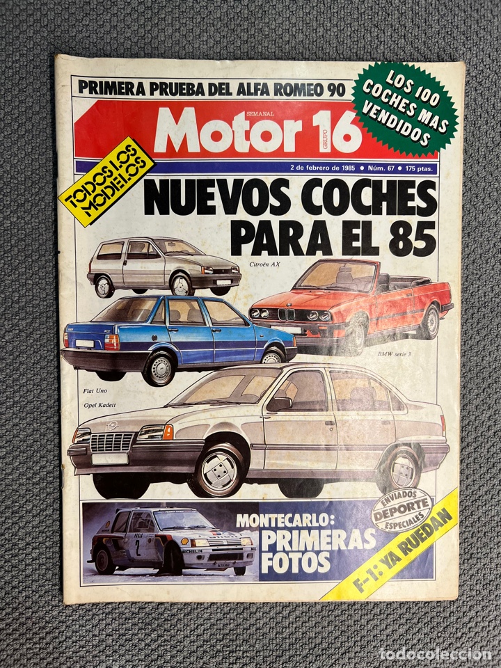 Coches: MOTOR 16, No.67, 2 de Febrero de 1985