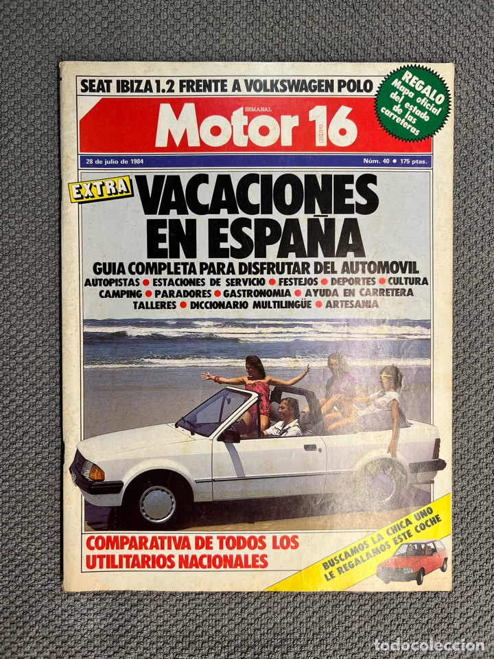 Coches: MOTOR 16, No.40, 28 de Julio de 1984 EXTRA