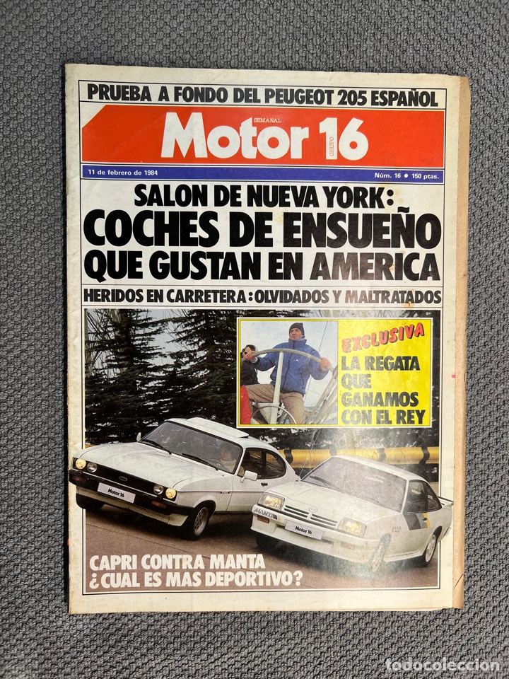 Coches: MOTOR 16, No.16, 11 de Febrero de 1984