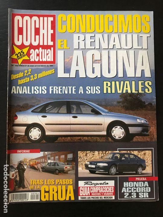 Coches: COCHE ACTUAL N&ordm; 302 - HONDA ACCORD 2.3 SR / RENAULT LAGUNA / MANTENIMIENTO AUTOMOVIL