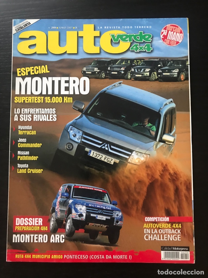 Coches: AUTO VERDE 4x4 N&ordm; 219 - MITSUBISHI MONTERO LARGO DI D / AUDI CROSS COUPE QUATTRO / AUDI Q7 TDI