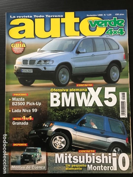 Coches: AUTO VERDE 4x4 N&ordm; 128 - MAZDA B2500 PICKUP / LADA NIVA 1,7I / BMW X5 / MITSUBISHI MONTERO IO