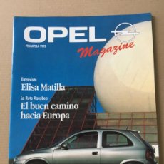Coches: OPEL MAGAZINE - PRIMAVERA 1993 - OPEL CORSA, UNA NUEVA ERA- GENERAL MOTORS. Lote 341952968