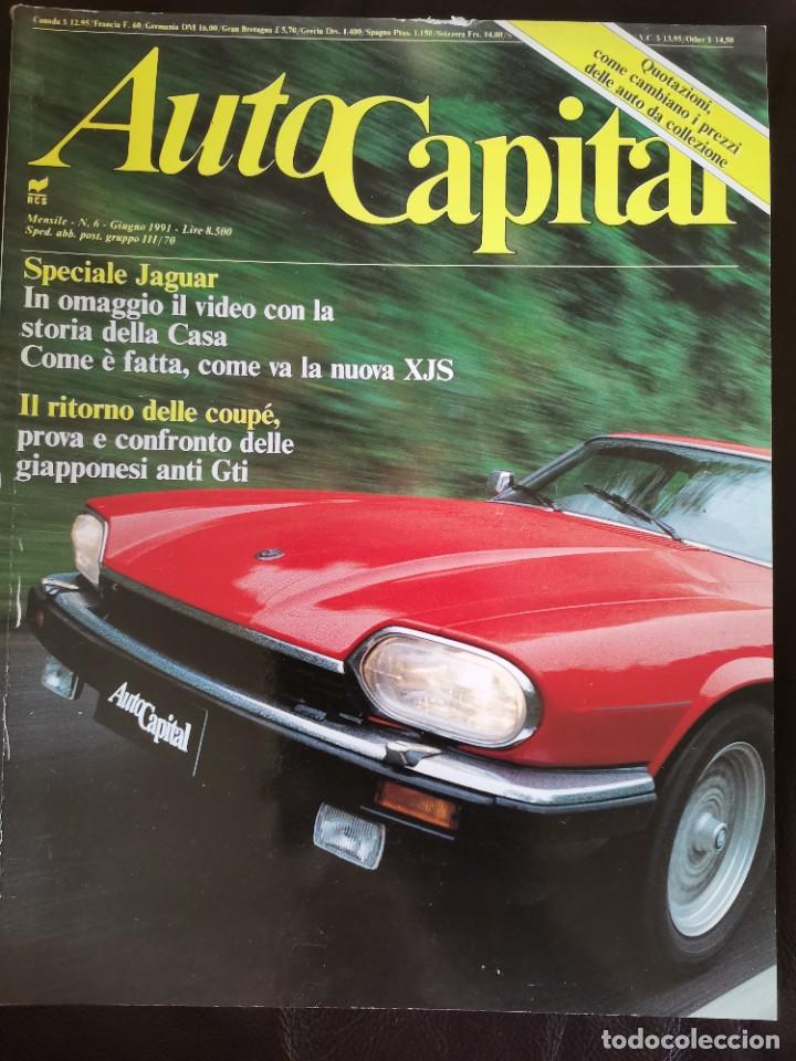 Coches: 1991 REVISTA AUTO CAPITAL - JAGUAR XJS - HONDA CRX - ROVER 216 GTI