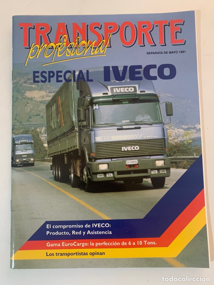 Carros: Revista de camiones transporte profesional especial Iveco de mayo 1991
