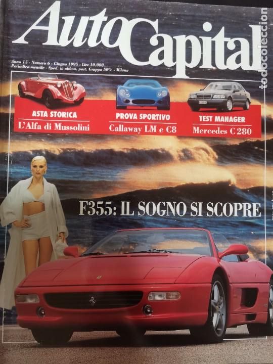 Coches: 1995 REVISTA AUTO CAPITAL - FERRARI F355 - MERCEDES C280 - LALLAWAY LM - C8