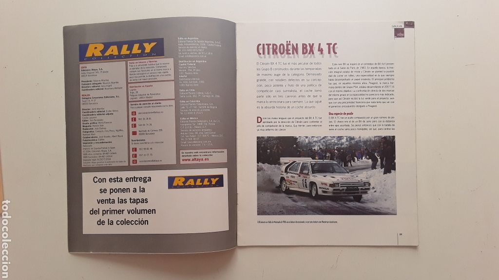 Coches: FASCICULO -CITROEN BX 4TC - RALLY COLECTION - Foto 4