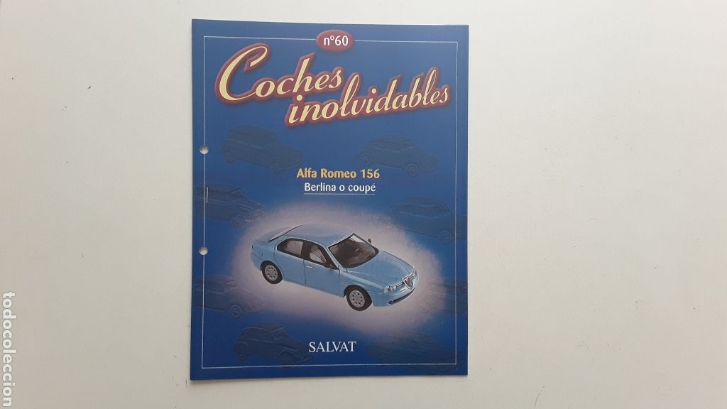Autos: FASCICULO - ALFA ROMEO 156 - COCHES INOLVIDABLES