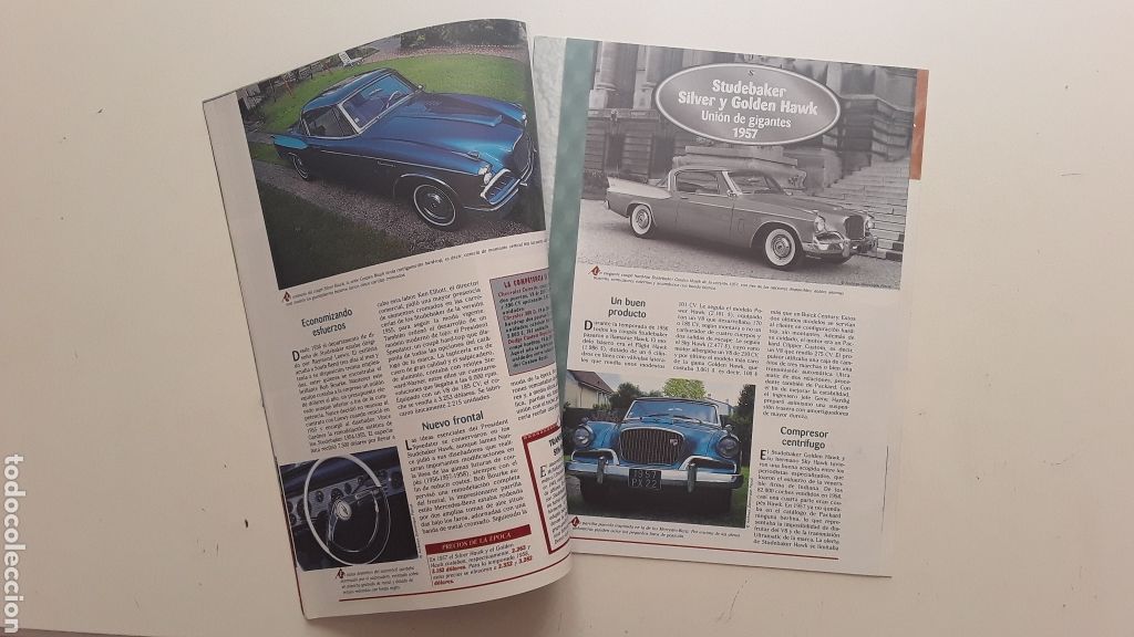 Coches: FASCICULO - STUDEBAKER SILVER Y GOLDEN HAWK - COCHES INOLVIDABLES - Foto 2