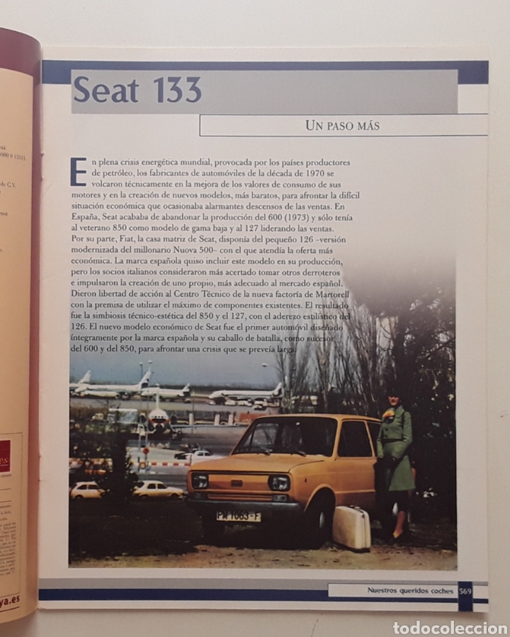 Coches: FASCICULO - SEAT 133 - NUESTROS QUERIDOS COCHES - Foto 1