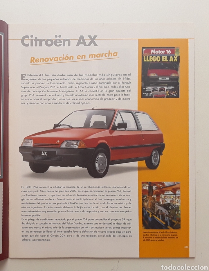 Autos: FASCICULO - CITROEN AX - NUESTROS QUERIDOS COCHES