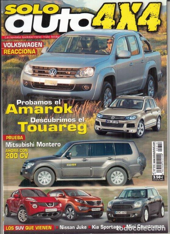Coches: REVISTA SOLO AUTO 4X4 N&ordm; 316. PRU: MITSUBISHI MONTERO 3.2 DI-D MOTION 5P. LEXUS RX 450H PRESIDENT.