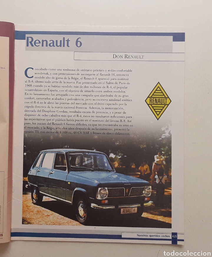 Autos: FASCICULO - RENAULT 6 - NUESTRO QUERIDOS COCHES