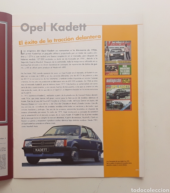 Autos: FASCICULO - OPEL KADETT - NUESTRO QUERIDOS COCHES