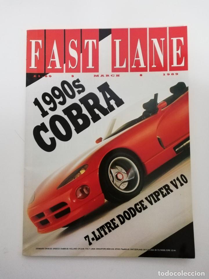 Carros: REVISTA FAST LANE N&ordm; 60 A&Ntilde;O 1989 DODGE VIPER V 10 EN INGLES