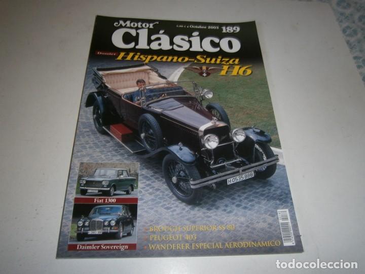 Autos: REVISTA MOTOR CLASICO NUMERO 189