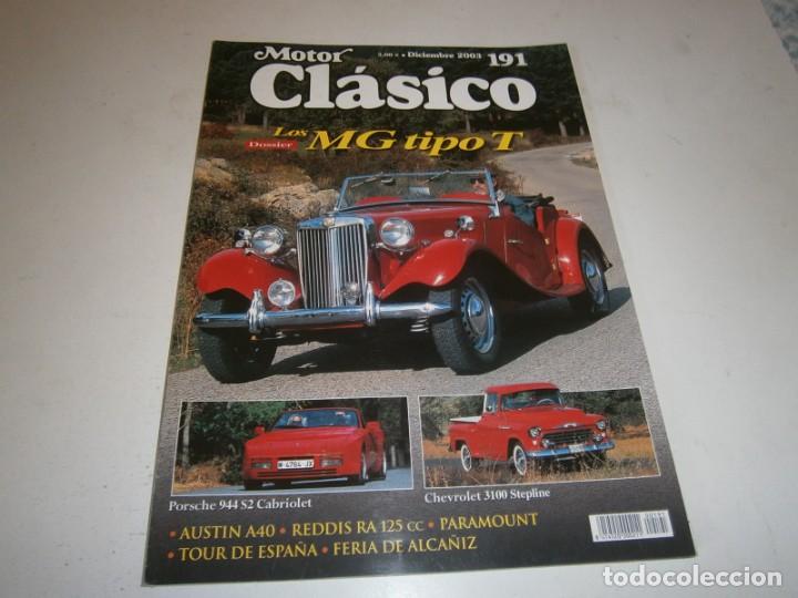 Auto: REVISTA MOTOR CLASICO NUMERO 191
