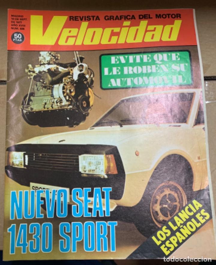 Coches: VELOCIDAD N&ordm; 835 - SEAT 1430 SPORT BOCANEGRA LANCIA BETA COUPE HPE MASERATI 250 F FORMULA 1 FERRARI
