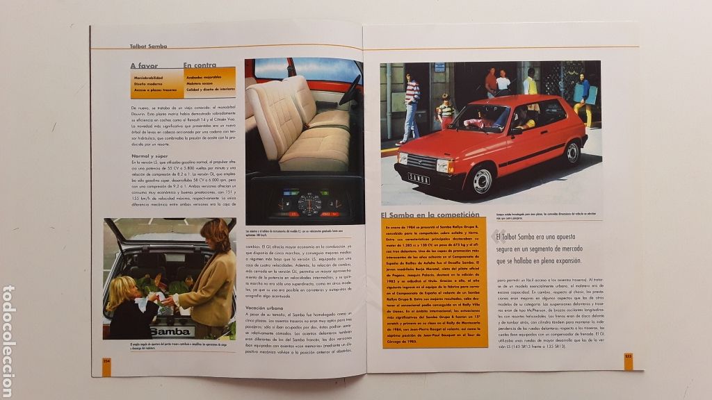 Coches: FASCICULO - TALBOT SAMBA GL- NUESTROS QUERIDOS COCHES - Foto 3