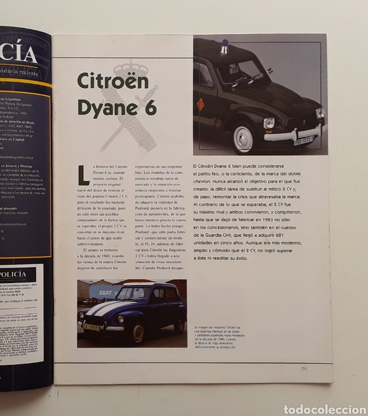 Coches: FASCICULO -CITROEN DYANE 6 - NUESTROS COCHES DE POLICIA
